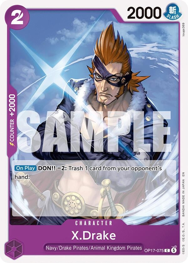 Image for X.Drake - One Piece Card Game