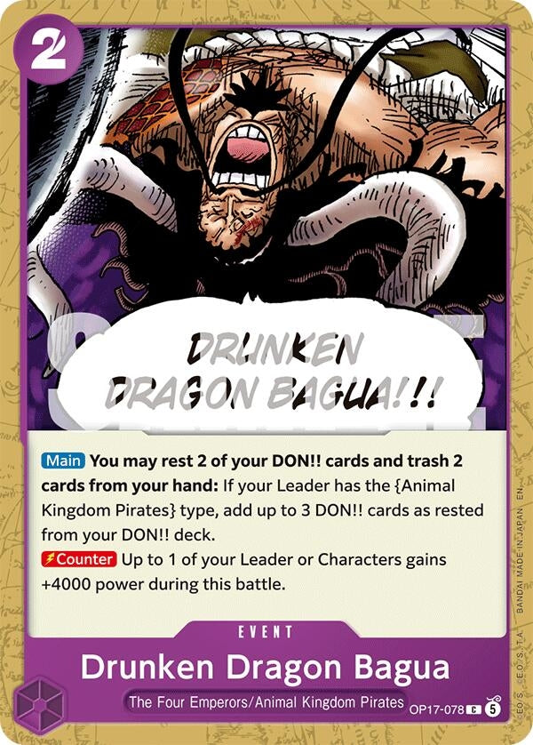 Image for Drunken Dragon Bagua - One Piece Card Game