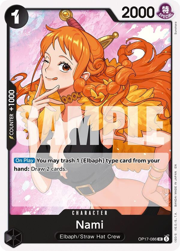 Image for Nami (086) - One Piece Card Game