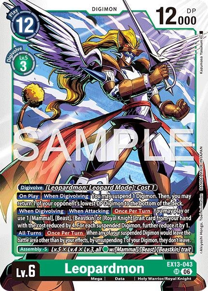 Image for Leopardmon - Digimon Card Game