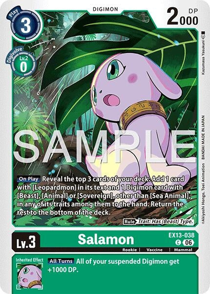 Image for Salamon - Digimon Card Game