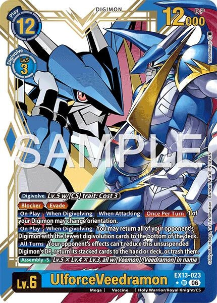 Image for UlforceVeedramon (Alternate Art) - Digimon Card Game