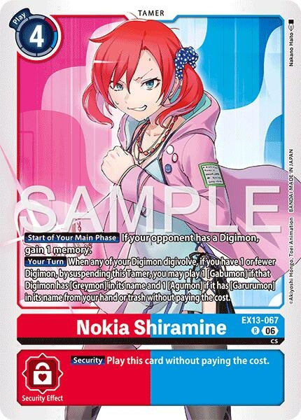 Image for Nokia Shiramine - Digimon Card Game
