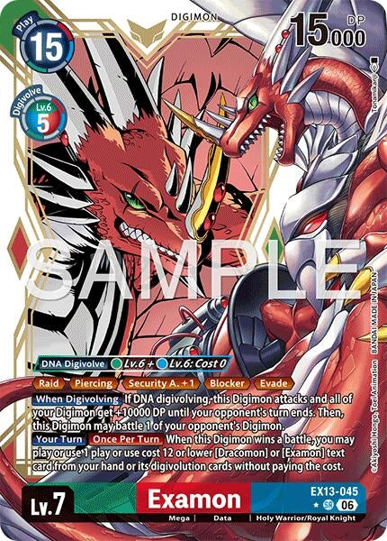 Image for Examon (Alternate Art) - Digimon Card Game