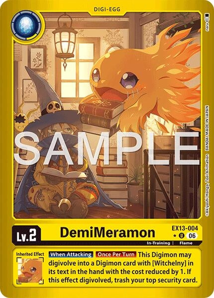 Image for DemiMeramon (Limited Foil) - Digimon Card Game