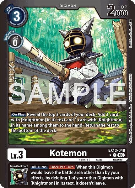 Image for Kotemon (Limited Foil) - Digimon Card Game