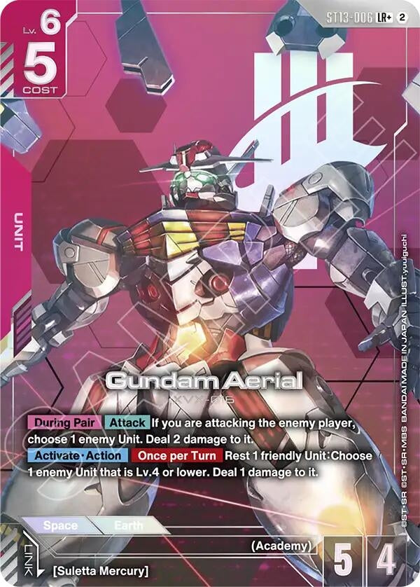 Image for Gundam Aerial (LR+) - Gundam Card Game