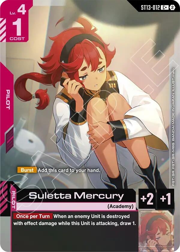 Image for Suletta Mercury (C+) - Gundam Card Game