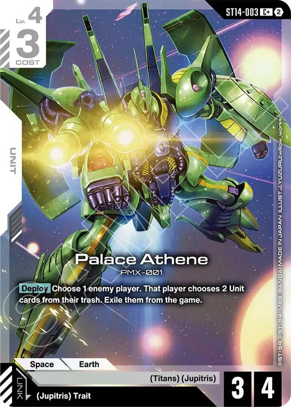 Image for Palace Athene (C+) - Gundam Card Game