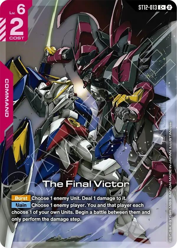 Image for The Final Victor (C+) - Gundam Card Game