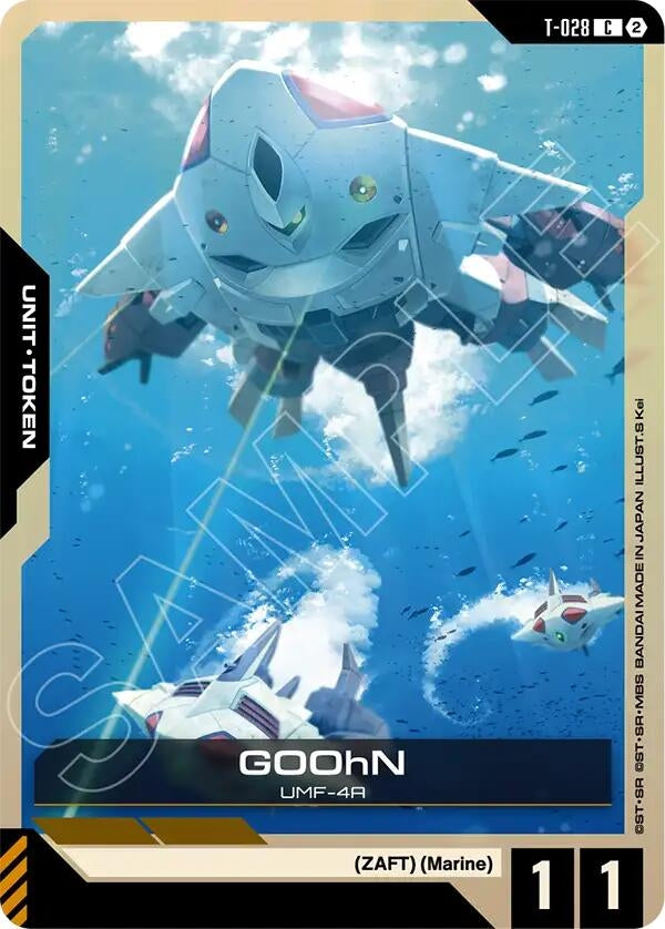 Image for GOOhN (T-028) Token - Gundam Card Game