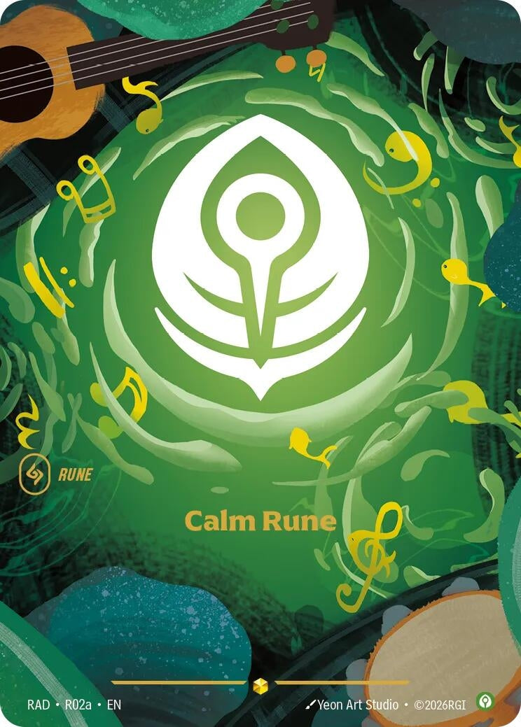 Image for Calm Rune (R02a) - Riftbound: League of Legends Trading Card Game