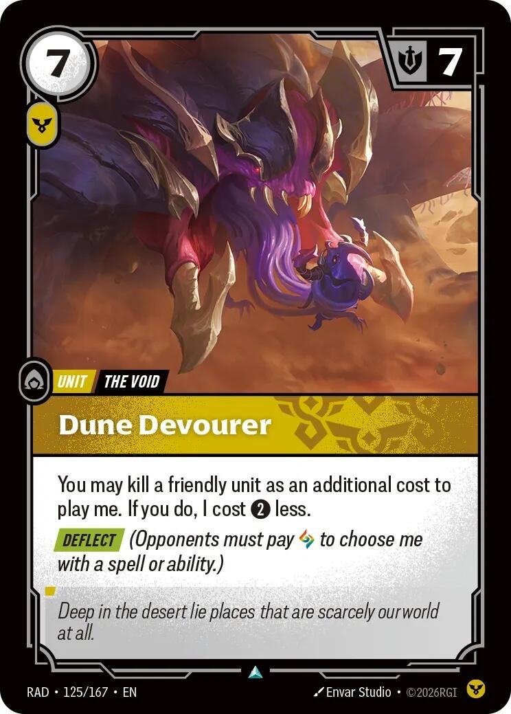 Image for Dune Devourer - Riftbound: League of Legends Trading Card Game