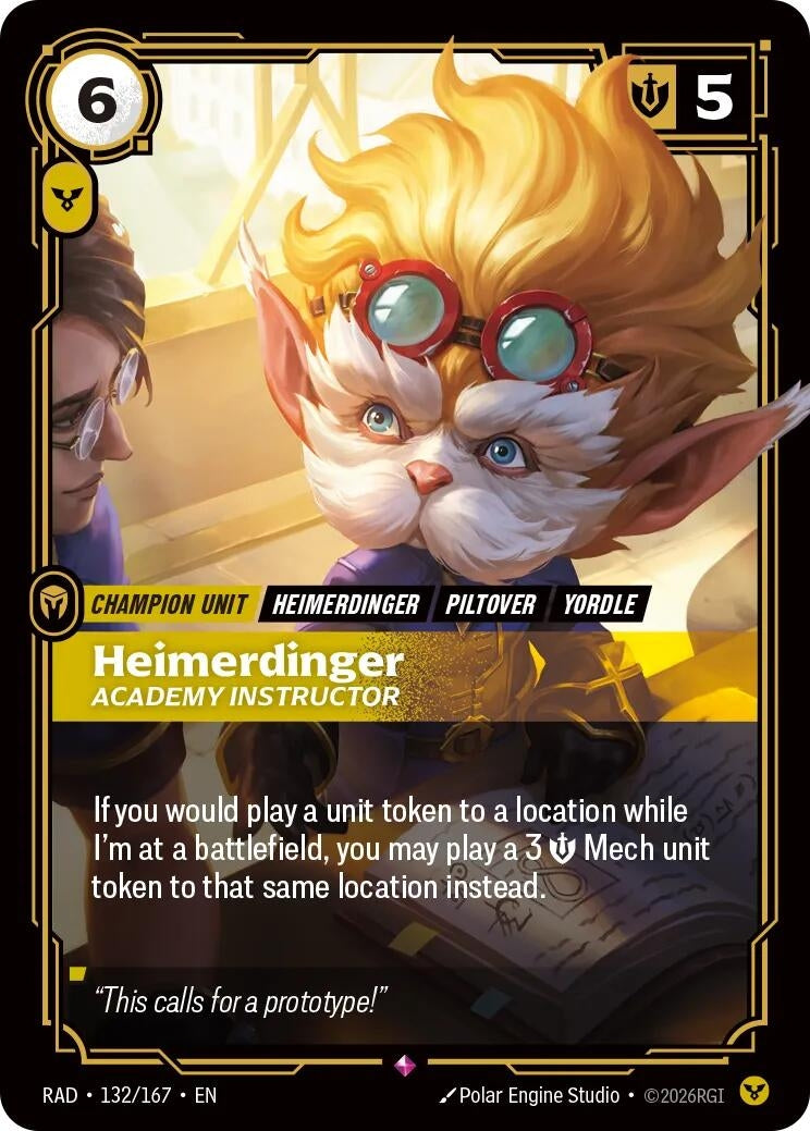 Image for Heimerdinger, Academy Instructor - Riftbound: League of Legends Trading Card Game