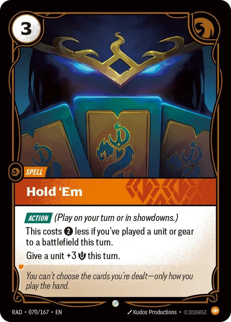 Image for Hold 'Em - Riftbound: League of Legends Trading Card Game