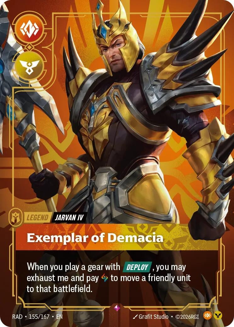 Image for Jarvan IV, Exemplar of Demacia - Riftbound: League of Legends Trading Card Game