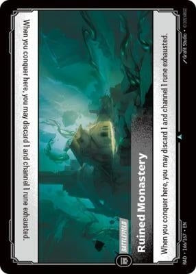 Image for Ruined Monastery - Riftbound: League of Legends Trading Card Game