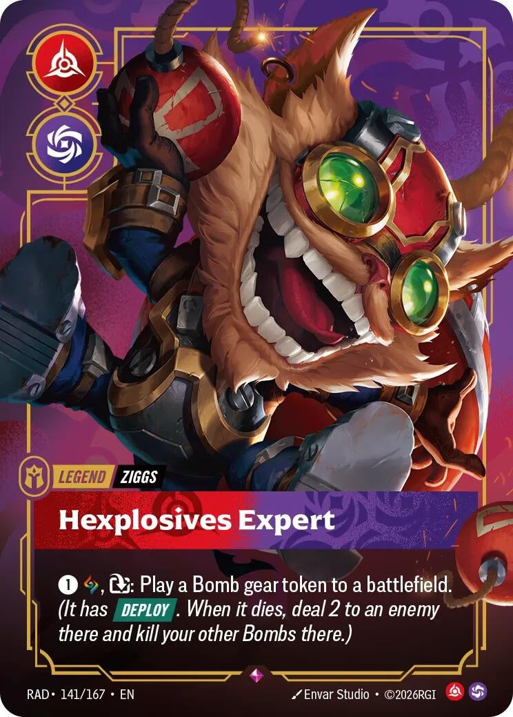 Image for Ziggs, Hexplosives Expert - Riftbound: League of Legends Trading Card Game