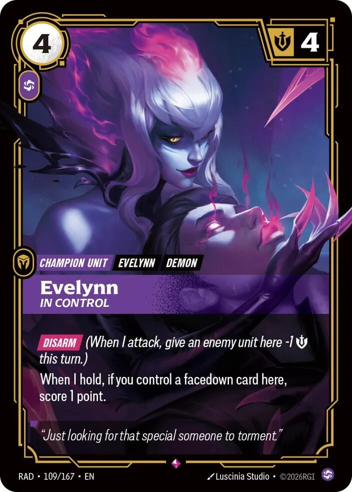 Image for Evelynn, In Control - Riftbound: League of Legends Trading Card Game