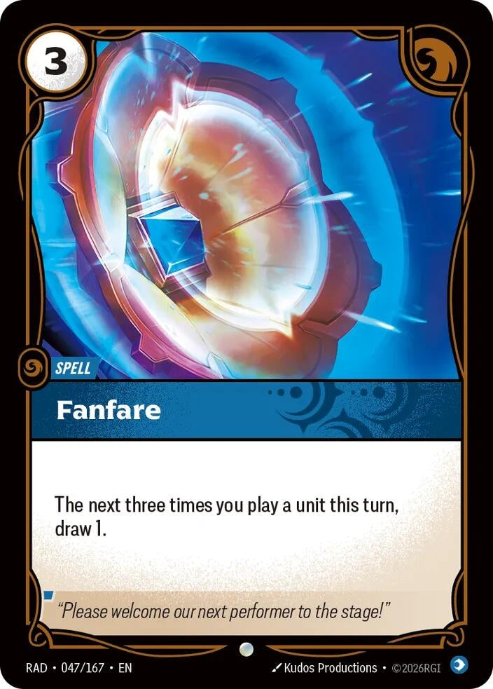 Image for Fanfare - Riftbound: League of Legends Trading Card Game