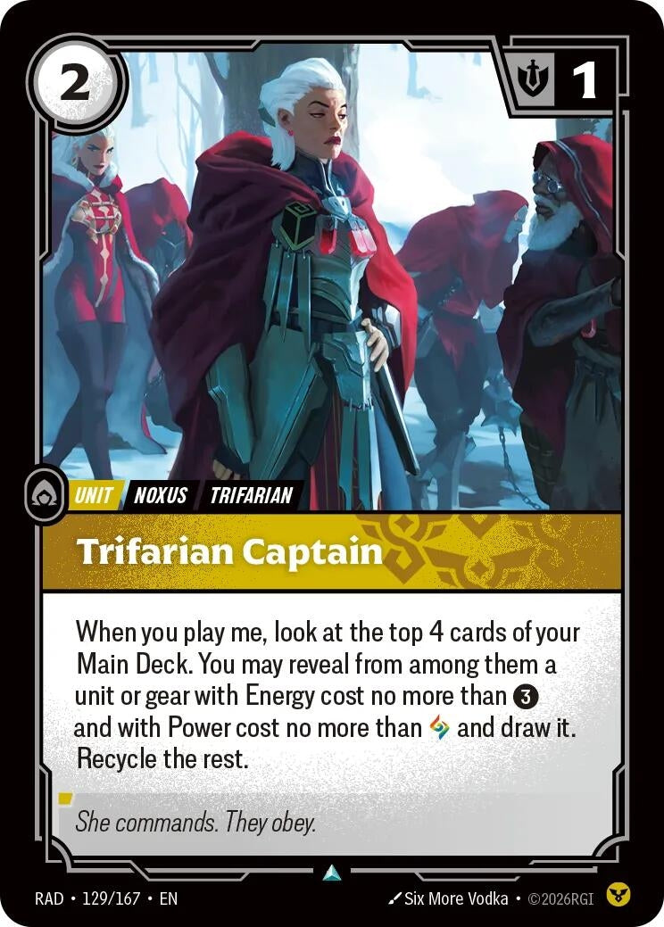 Image for Trifarian Captain - Riftbound: League of Legends Trading Card Game