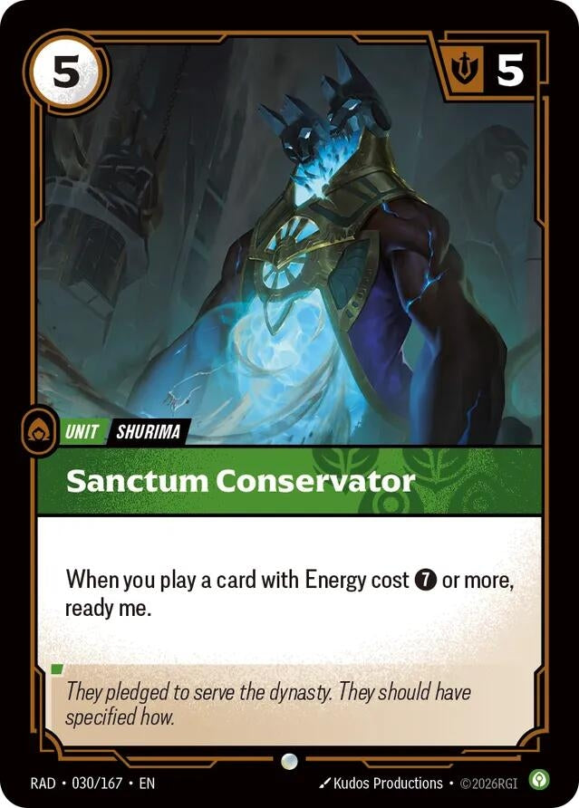 Image for Sanctum Conservator - Riftbound: League of Legends Trading Card Game