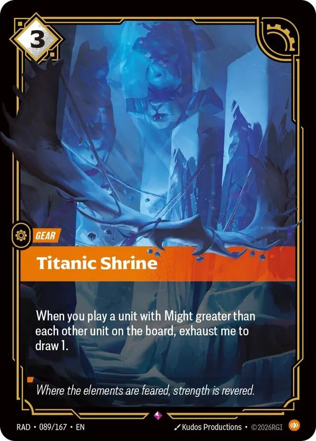 Image for Titanic Shrine - Riftbound: League of Legends Trading Card Game