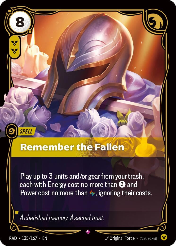 Image for Remember the Fallen - Riftbound: League of Legends Trading Card Game