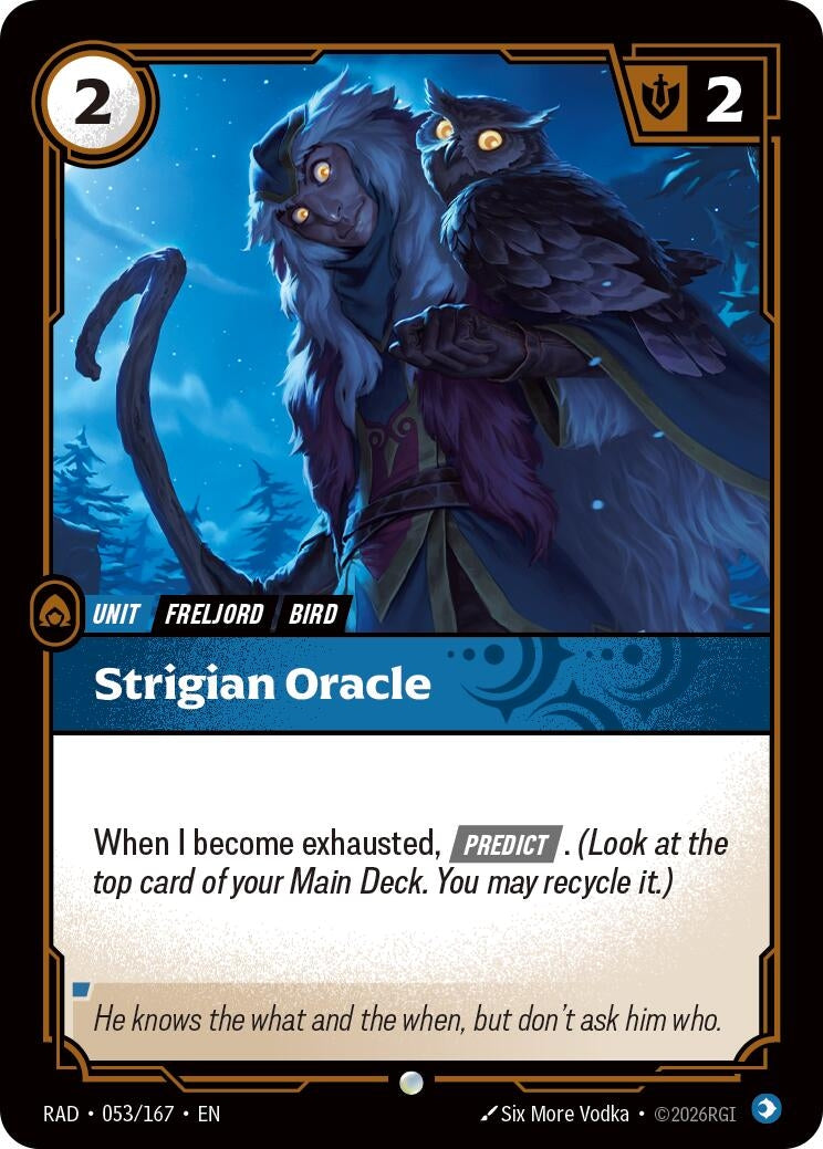 Image for Strigian Oracle - Riftbound: League of Legends Trading Card Game