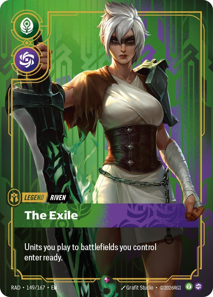 Image for Riven, The Exile - Riftbound: League of Legends Trading Card Game
