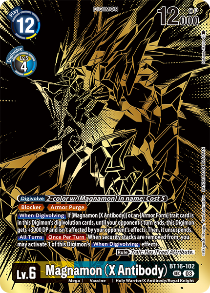 Magnamon (X Antibody) (Tamer's Evolution Box -Rise of Digimon-)