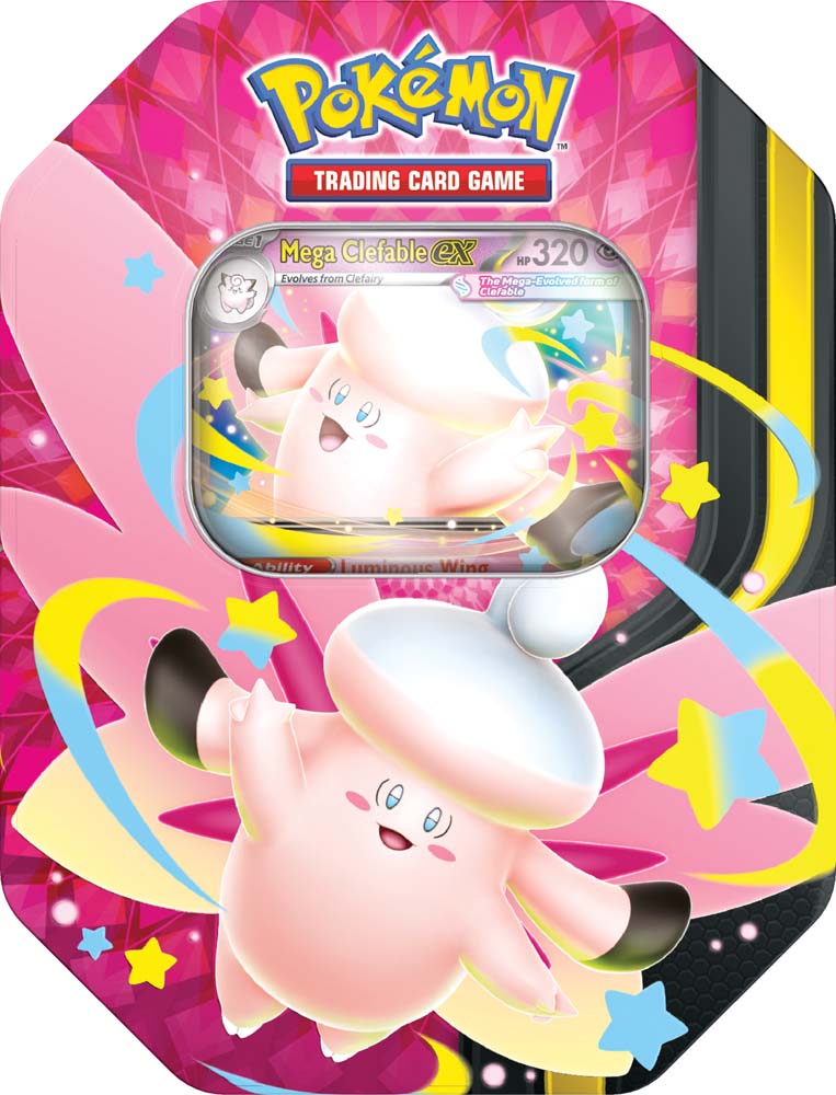 Pokemon TCG: Mega Moonlight Tin (Mega Clefable ex)