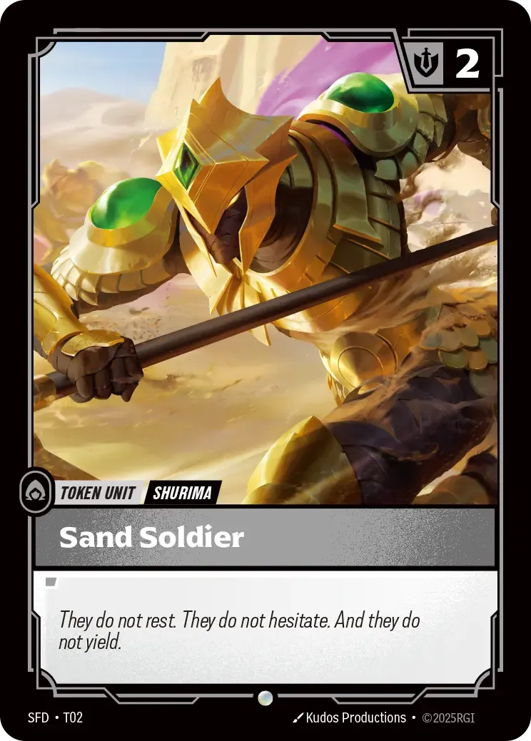 Sand Soldier // Buff