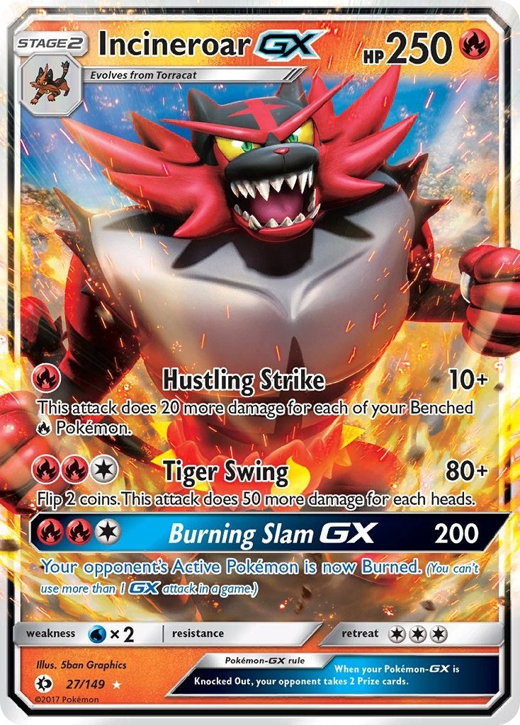 Image for Incineroar GX - Pokemon
