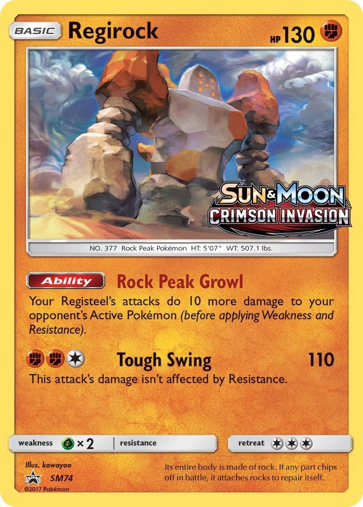 Image for Regirock - SM74 (Prerelease) - Pokemon
