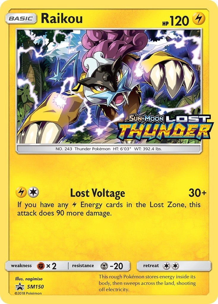 Image for Raikou - SM150 (Prerelease) - Pokemon