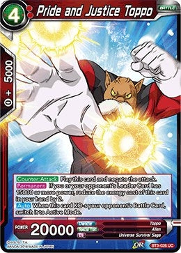 Image for Pride and Justice Toppo - Dragon Ball Super: Masters