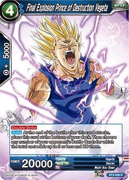 Image for Final Explosion Prince of Destruction Vegeta - Dragon Ball Super: Masters