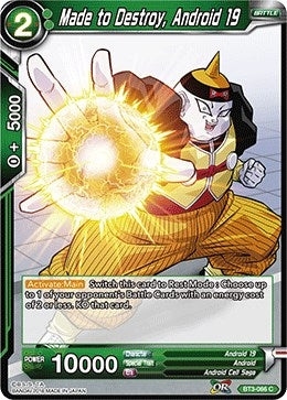 Image for Made to Destroy, Android 19 - Dragon Ball Super: Masters