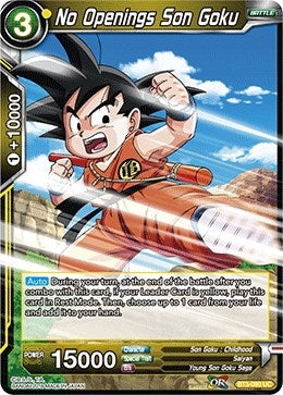 Image for No Openings Son Goku - Dragon Ball Super: Masters