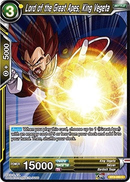 Image for Lord of the Great Apes, King Vegeta - Dragon Ball Super: Masters