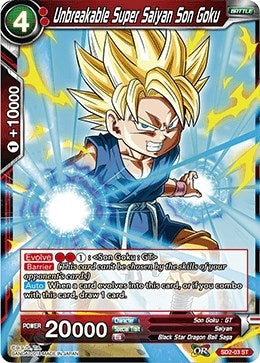 Image for Unbreakable Super Saiyan Son Goku - Dragon Ball Super: Masters