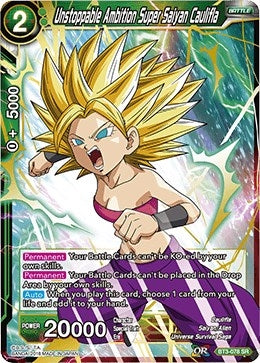 Image for Unstoppable Ambition Super Saiyan Caulifla - Dragon Ball Super: Masters