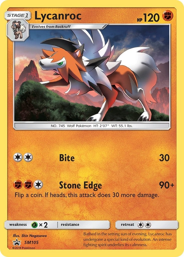 Image for Lycanroc - SM105 - Pokemon