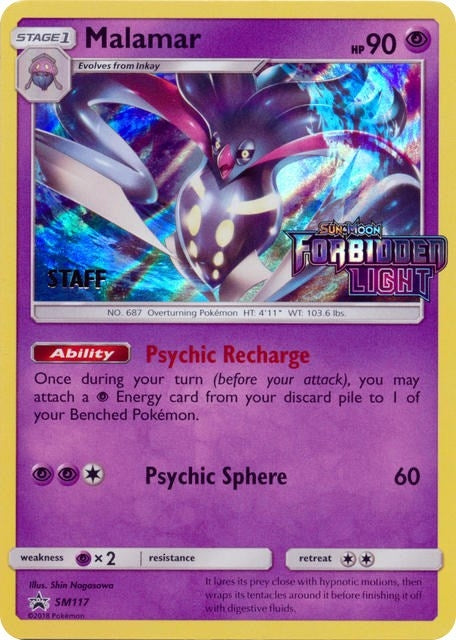 Image for Malamar - SM117 (Prerelease) [Staff] - Pokemon