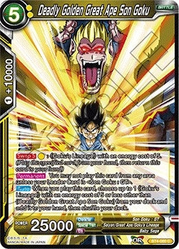 Image for Deadly Golden Great Ape Son Goku - Dragon Ball Super: Masters