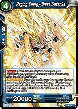 Image for Raging Energy Blast Gotenks - Dragon Ball Super: Masters