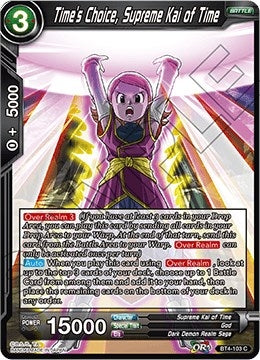 Image for Time's Choice, Supreme Kai of Time - Dragon Ball Super: Masters