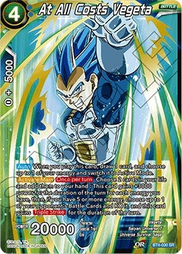 Image for At All Costs Vegeta - Dragon Ball Super: Masters