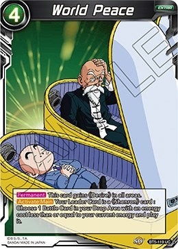 Image for World Peace - Dragon Ball Super: Masters
